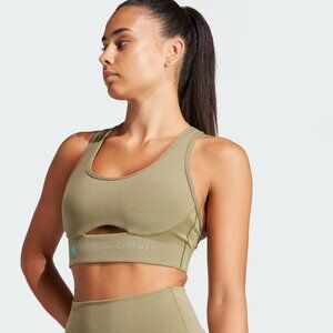 Adidas by Stella McCartney Olive Sports Bra